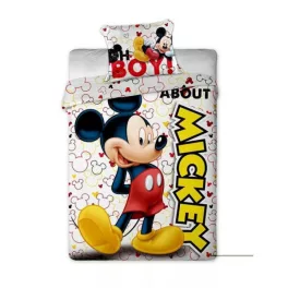   disney mickey classic charm prikrývka na posteľ 140×200 cm, 63×63 cm mikrovlákno