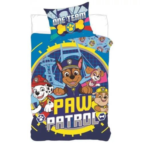paw patrol detská prikrývka na posteľ 100×135cm, 40×60 cm