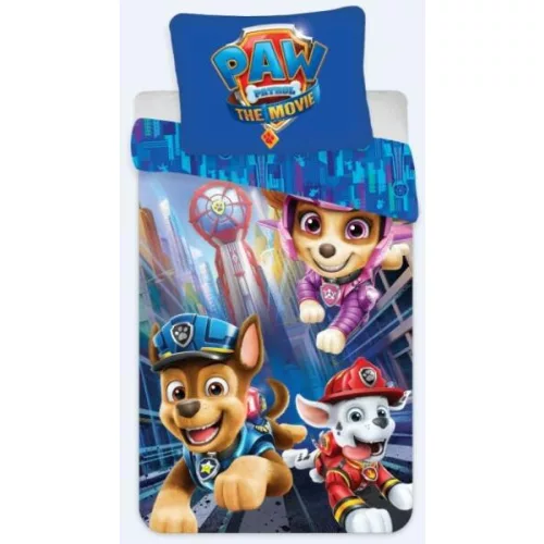 prikrývka na posteľ paw patrol 135×200 cm, 80×80 cm