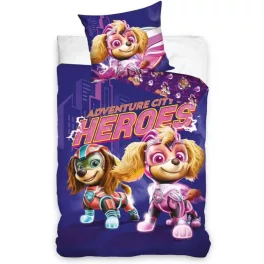   prikrývka na posteľ paw patrol dievčas 140x200cm, 70x90 cm