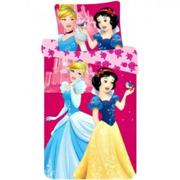   detská prikrývka na posteľ disney princesses 90×140 cm, 40×55 cm
