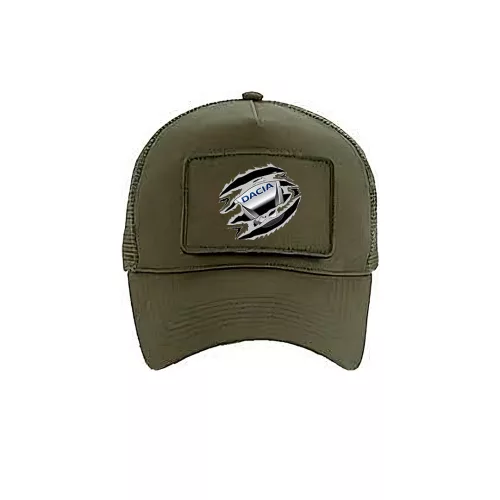 vymeniteľná šiltovka dacia military zelená