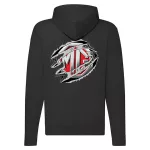 mg čierny sveter na zips