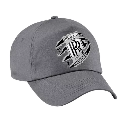 sivá látka rolls-royce baseball čiapka