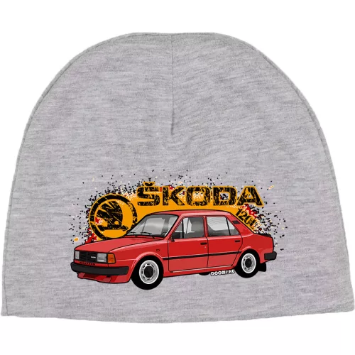 skoda 120 detská čiapka šedá