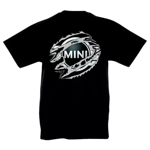 mini čierne detské tričko