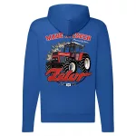 modrá mikina so zipsom zetor