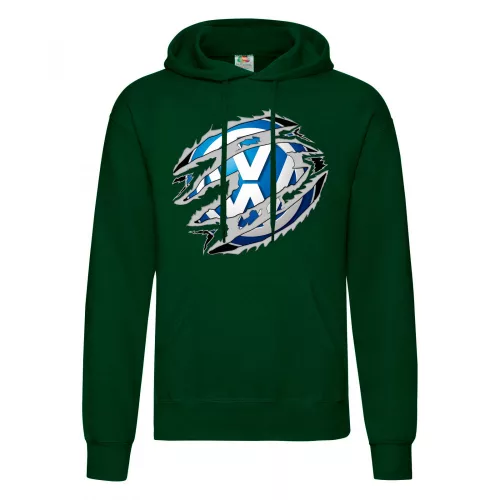 sveter volkswagen zelený