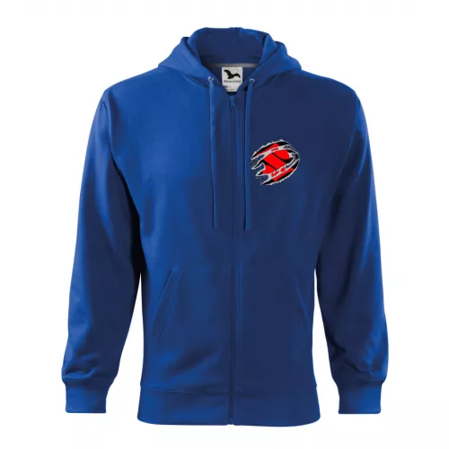 [akcia] veľkosť m suzuki modrá modrá mikina na zips