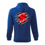 [akcia] veľkosť m suzuki modrá modrá mikina na zips