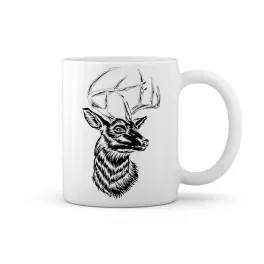 jeleň hrnček s motívom