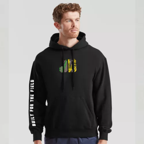 sveter j.d style s klokaním vreckom v čierny farbe