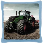 fendt modrá bavlnená plátna