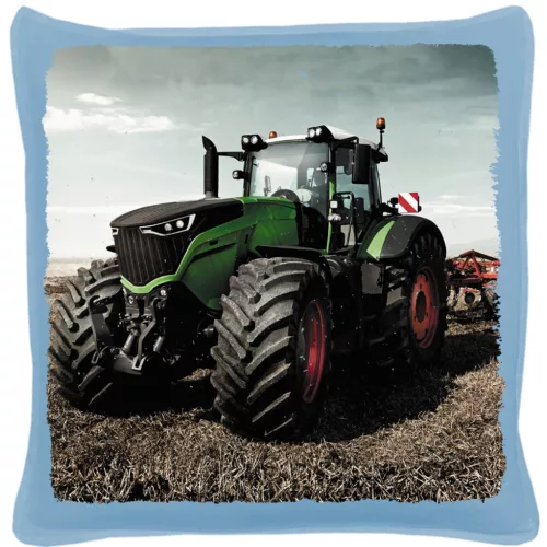 fendt modrá bavlnená plátna