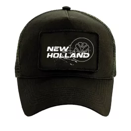 new holland čierna vymeniteľná baseball šiltovka