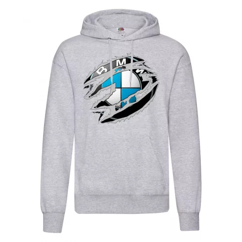 sveter bmw svetlo sivá