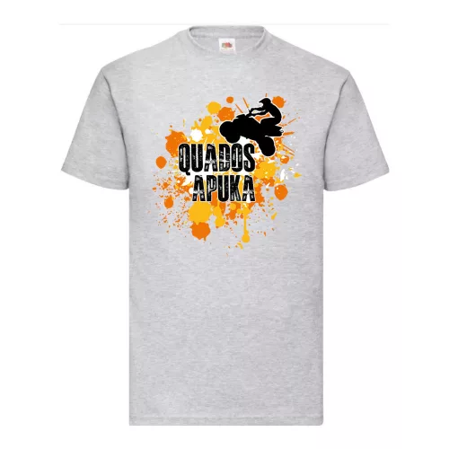 quados dad šedé tričko