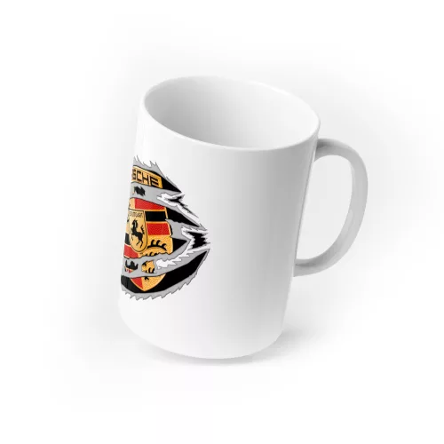 hrnček s logom porsche
