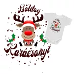 veselé vianoce body pre bábätká