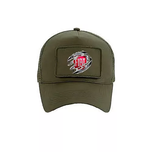 vymeniteľná šiltovka fiat military zelená