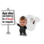 otec chytrý, matka vie všetko, ale ja som šéf! telo bábätka