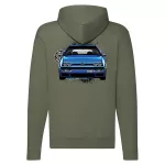 vw golf mk3 zips zelená mikina