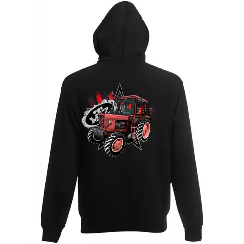 mtz 82 detský sveter na zips - čierny