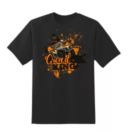čierne tričko quad king