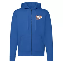 rally vfts lada modrá mikina na zips