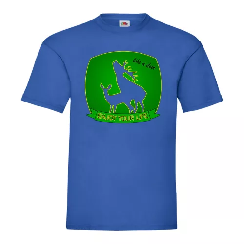 užij si svoj život modré tričko