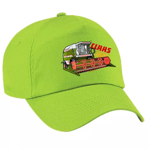 claas dominator detská baseball čiapka z limetkovátovej látky