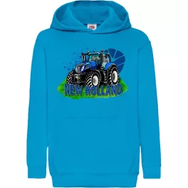 new holland detský sveter - modrý