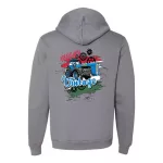 dutra vintage mikina na zips svetlo sivá