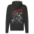 hell rider motorcycle mikina na zips, čierna