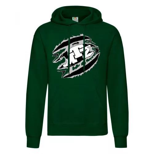 mikina s logom mtz zelená