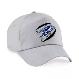 baseball čiapka ford svetlosivá látková