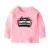 detské tričko lada 2107 dlhý rukáv ružová farba