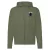 hunter coat zelená mikina na zips
