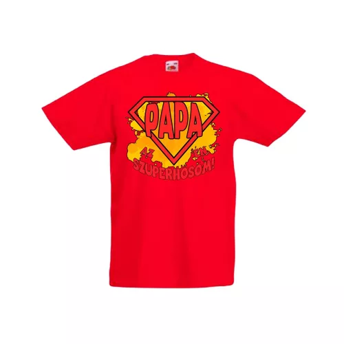 daddy is my superhero červená shill