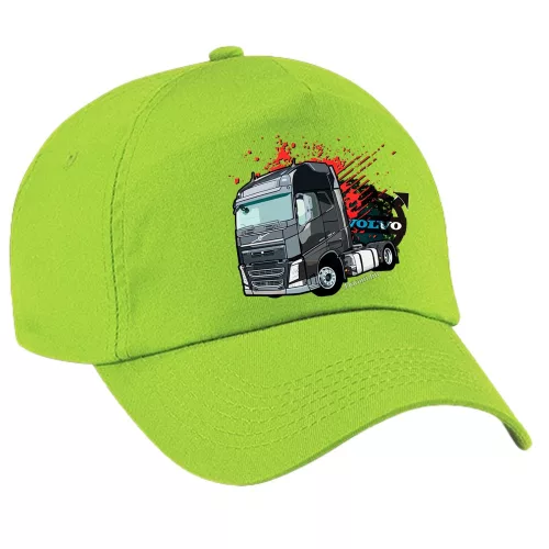 limetkovátková látka volvo dieťa baseballová čiapka