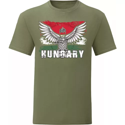 tričko s turul hungary (zelený)