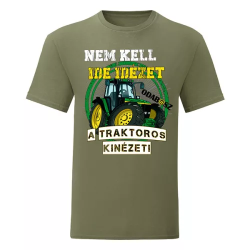 zelený traktor - netreba žiadny citát.... zelené tričko