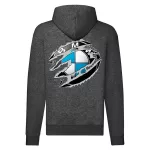 bmw zips tmavo sivá mikina