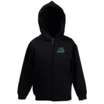 detský sveter new holland na zips - čierny