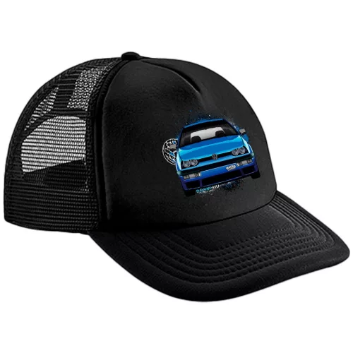 čierna golf mk3 baseballová čiapka