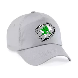 bezballová čiapka skoda svetlosivá látková