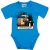 raba body pre bábätká modrý krátky rukáv