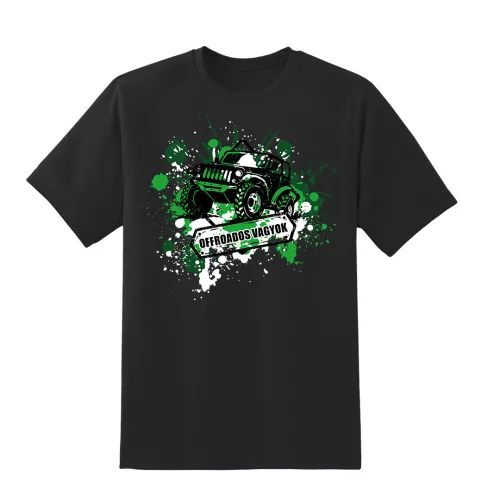 som off-roader čierne tričko