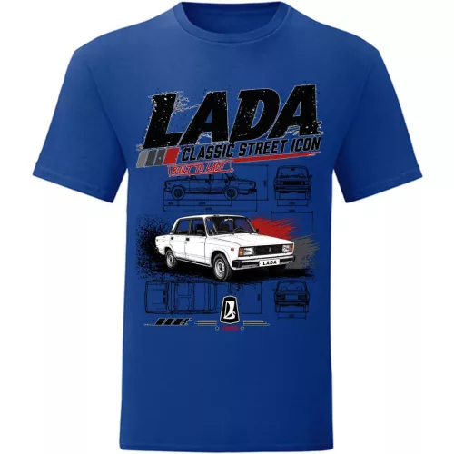 LADA STREET Modré tričko 