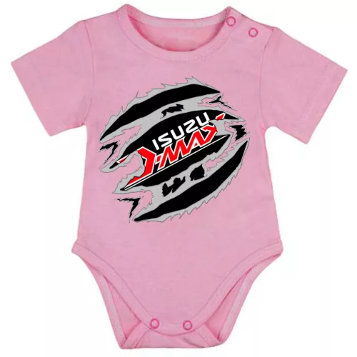 isuzu d-max ružové dojčenské telo s krátkym rukávom